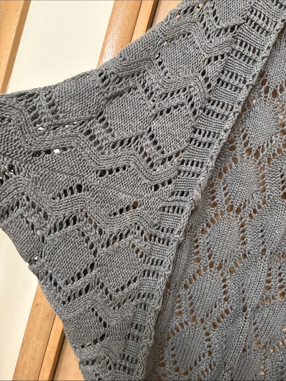 Garnet Hill Cotton & Linen Shrug S - Picture 2 of 6